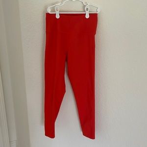 Girlfriend Collective Leggings, Red, Size Small, Capri